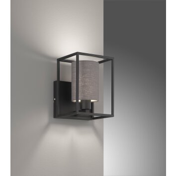 Fischer & Honsel GILLI Wall Light black, 1-light source