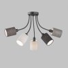 Fischer & Honsel KOI Ceiling Light black, 5-light sources