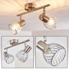 PARADO Ceiling light matt nickel, 2-light sources