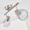 PARADO Ceiling light matt nickel, 2-light sources