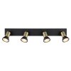 Globo DREW Ceiling Light black, 4-light sources