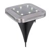 Globo SOLAR ground spike LED stainless steel, 8-light sources