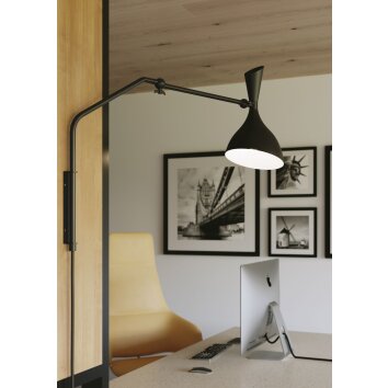 Luce-Design MORGAN Wall Light black, 1-light source