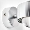 SAPRI Wall Light silver, 1-light source