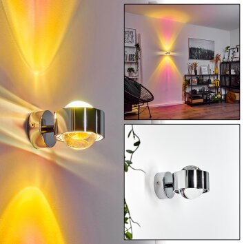 SAPRI Wall Light chrome, 1-light source