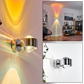 SAPRI Wall Light chrome, 1-light source