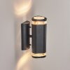 AMYTON Outdoor Wall Light black, 2-light sources