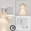 AMYTON Outdoor Wall Light white, 1-light source