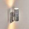 BESSIEBELLE Outdoor Wall Light galvanized, 2-light sources, Motion sensor