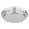 Globo GREGORY Ceiling Light LED aluminium, white, 1-light source, Motion sensor