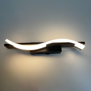Fischer & Honsel BRIDGE Wall Light LED black, 1-light source