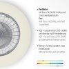 Leuchten-Direkt PATRICK ceiling fan LED silver, 1-light source, Remote control, Colour changer