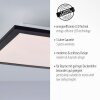 Leuchten-Direkt FLAT Ceiling Light LED black, 1-light source