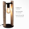 Leuchten-Direkt LOG Table lamp Ecru, 1-light source