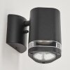 AMYTON Outdoor Wall Light black, 1-light source