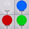 KANGANBOU solar light LED silver, 4-light sources, Colour changer