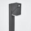 TOOGONG path light LED anthracite, 1-light source, Motion sensor