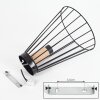 ARRAWARRA Ceiling Light Ecru, black, 1-light source