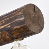 CANEDO Pendant Light Dark wood, black, 6-light sources