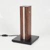 KYNETON Table lamp LED Dark wood, black, 1-light source