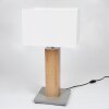 KYNETON Table lamp grey, Ecru, matt nickel, 1-light source