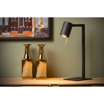 Table Lamp Lucide LESLEY black, 1-light source