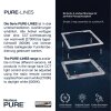 Paul-Neuhaus PURE-LINES Ceiling Light LED anthracite, 1-light source, Remote control