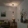 Paul-Neuhaus PURE-VEGA Pendant Light LED black, 3-light sources