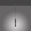 Paul-Neuhaus PURE-VEGA Pendant Light LED black, 3-light sources
