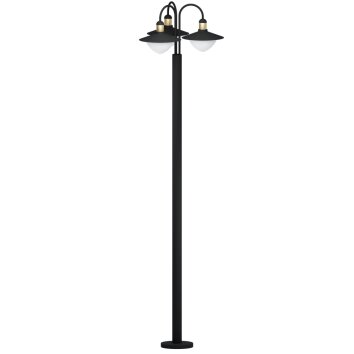 Eglo SIRMIONE outdoor paht light gold, black, 3-light sources