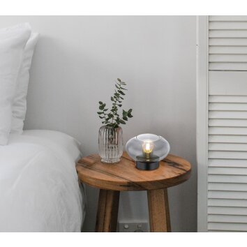 Globo SHAUN Table lamp black, 1-light source