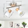 ICALMA Ceiling Light Ecru, matt nickel, 2-light sources
