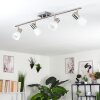 VILLASECA Ceiling Light LED matt nickel, 4-light sources