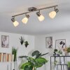 VILLASECA Ceiling Light LED matt nickel, 4-light sources