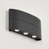 TRAPATRAPA Outdoor Wall Light LED anthracite, 6-light sources