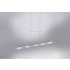 Leuchten-Direkt NELE Pendant Light LED stainless steel, 5-light sources