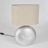 LAHNUS Table lamp chrome, silver, 1-light source