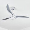 MALLOA ceiling fan LED titanium, 1-light source, Remote control