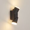 HOODS Outdoor Wall Light LED anthracite, white, 1-light source