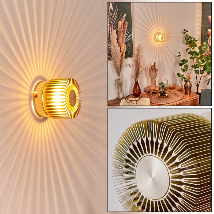 CANTONI Wall Light gold, 1-light source
