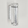 AMYTON Outdoor Wall Light stainless steel, transparent, clear, galvanized, 2-light sources