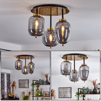 VERBANIA Ceiling Light brass, 3-light sources