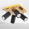 ZUOZ Ceiling Light brass, black, 4-light sources