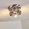 Gadmen Ceiling Light matt nickel, 3-light sources