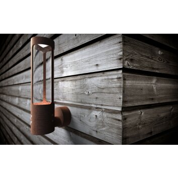 Nordlux HELIX Outdoor Wall Light rust-coloured, 1-light source