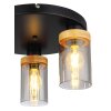Globo FINCA Ceiling Light Ecru, black, 3-light sources