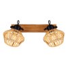 Globo STRAHLER Ceiling Light black, 2-light sources