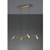 Trio MARLEY Pendant Light antique brass, 4-light sources
