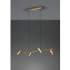 Trio MARLEY Pendant Light antique brass, 4-light sources