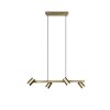 Trio MARLEY Pendant Light antique brass, 4-light sources